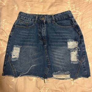 Denim skirt